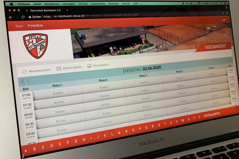 ‘Stecktafel ade’ | Ab Montag, 15. Juni, können unsere Plätze online gebucht werden!