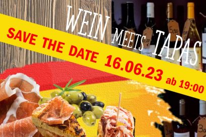 “Wein trifft Tapas” am Freitag, den 16. Juni, 19 Uhr im TCB-Clubhaus